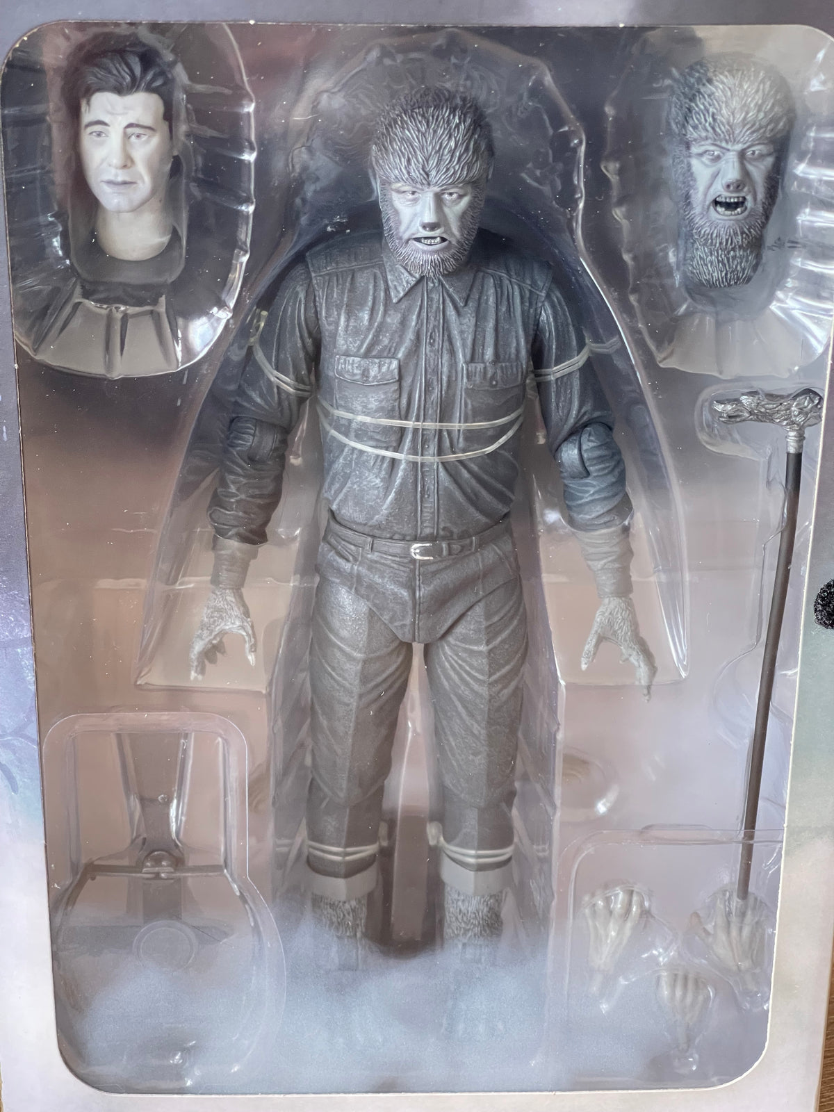 🐺🖤 NECA ULTIMATE – THE WOLF MAN (BLACK & WHITE) 🖤🐺