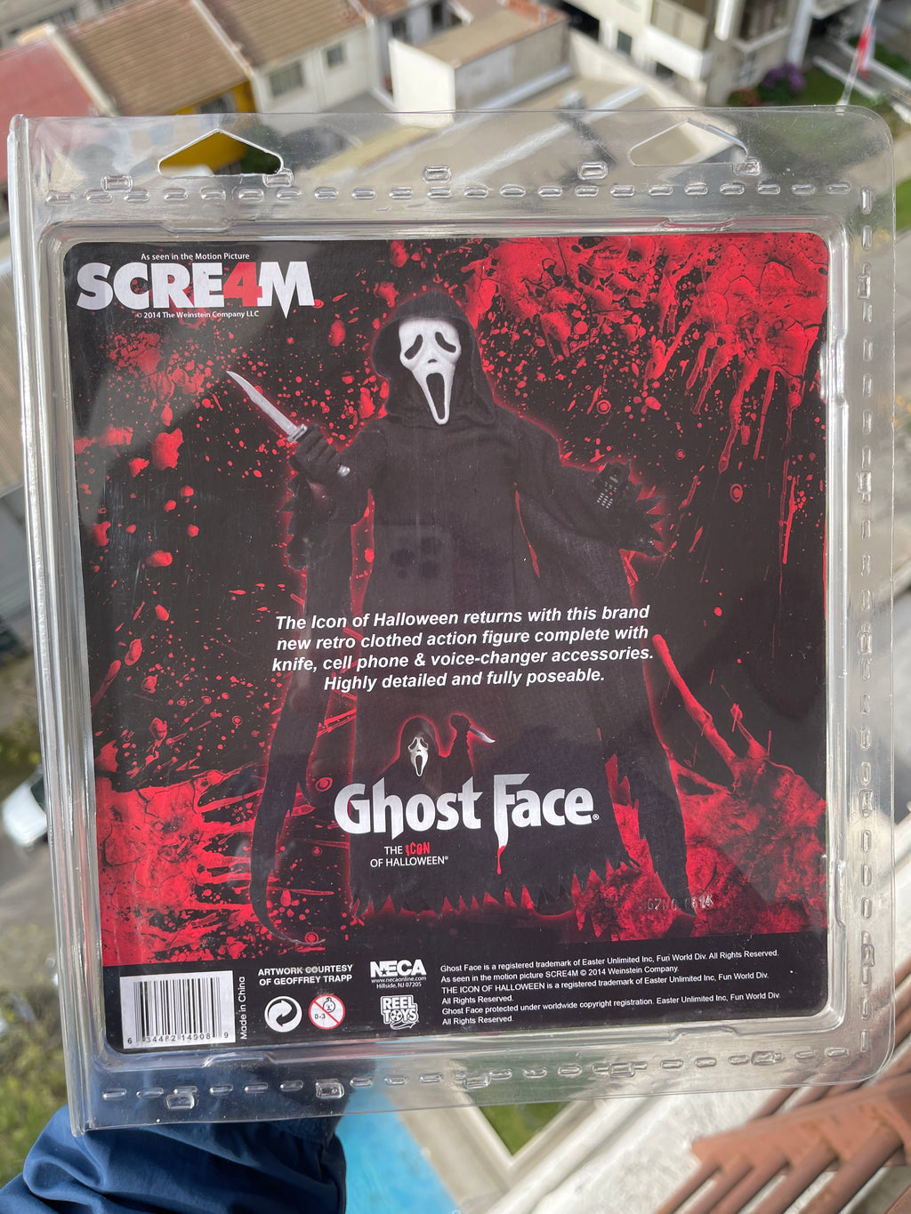👻🔪 GHOST FACE – SCREAM 4 – NECA RETRO CLOTH 🔪👻