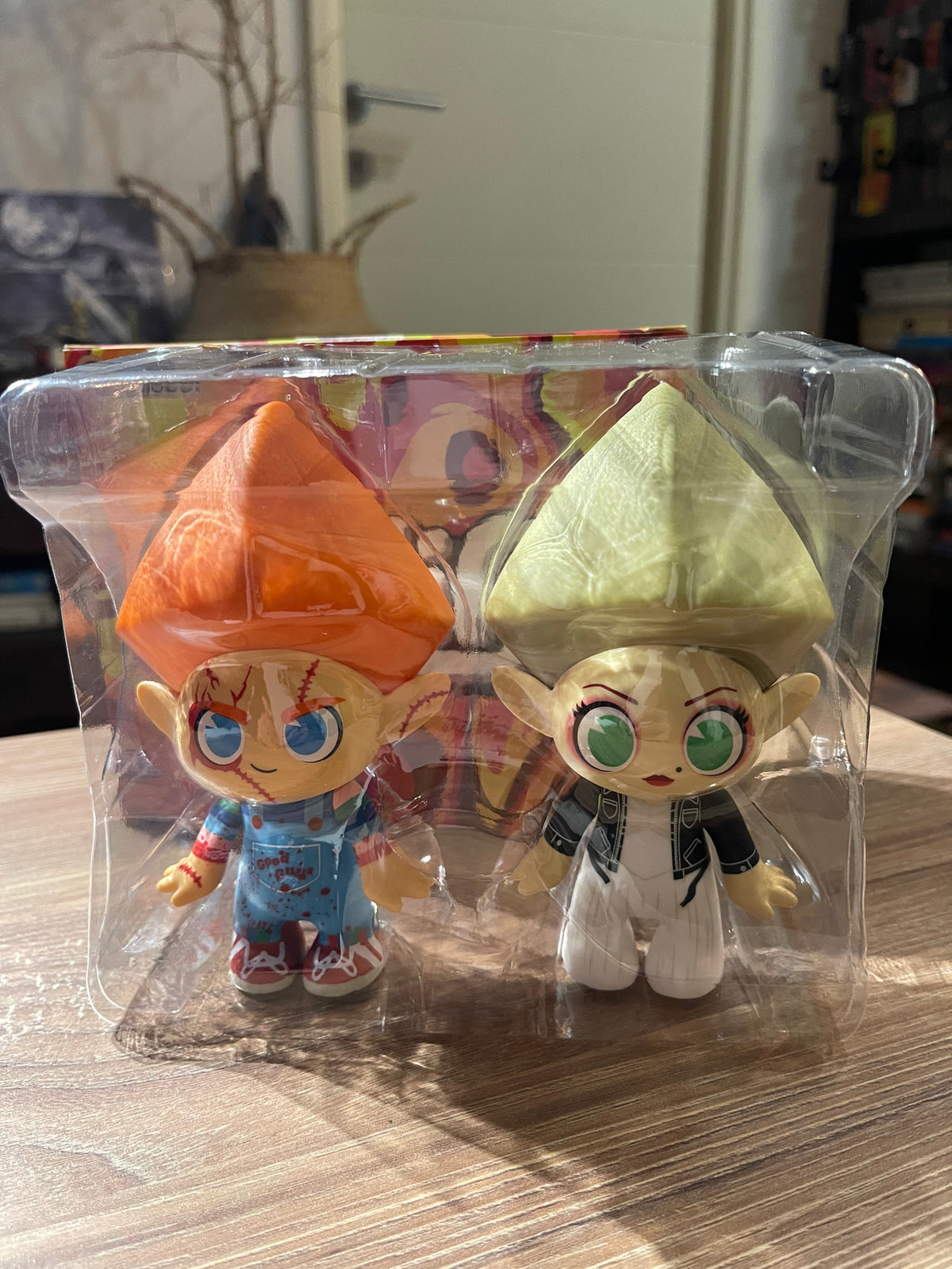 Set de 2 figuras Chucky y Tiffany Good Luck Trolls