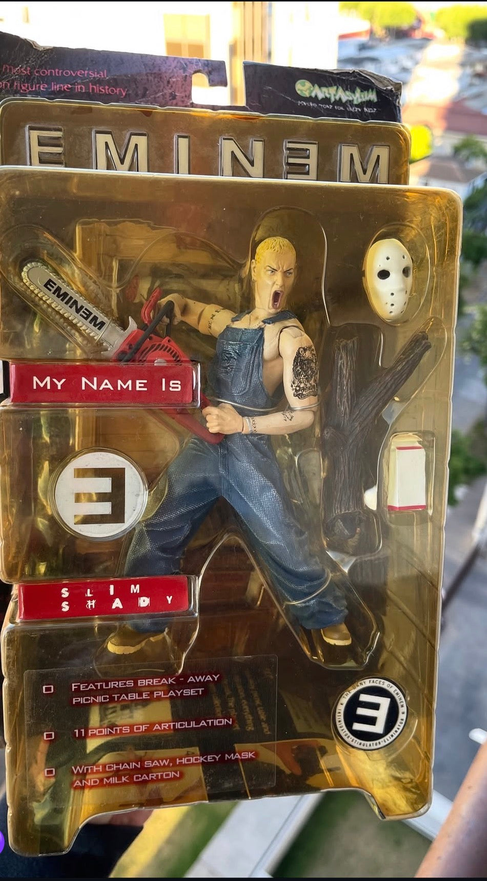 EMINEM AKA SLIM SHADY (ART ASYLUM) SIGNED SAMPLE 💥💥💥💥