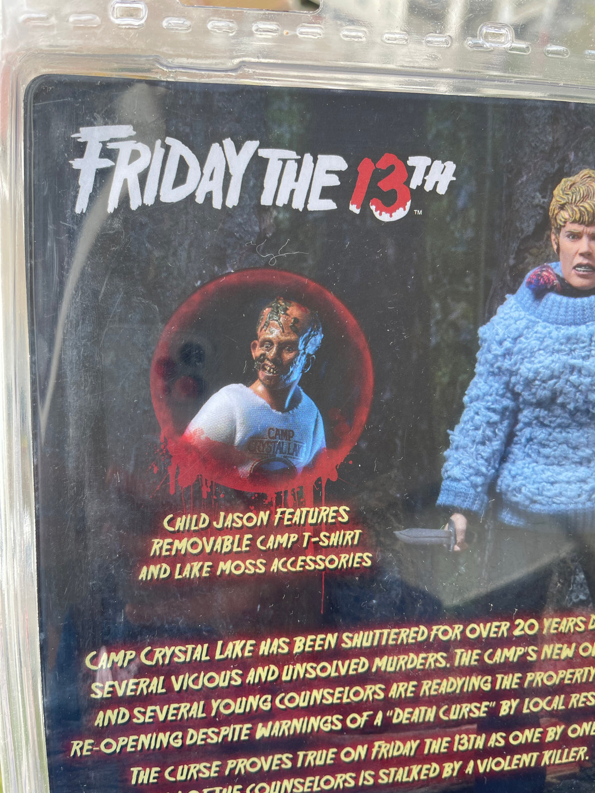 NECA Retro Cloth Pamela Voorhees & Jason - SDCC 2015 Exclusivo