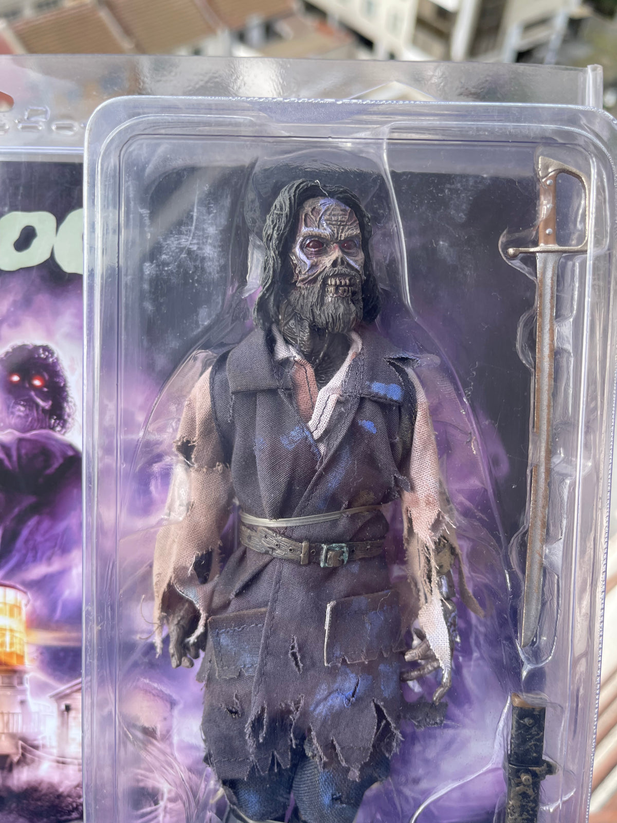 🌫️👻 THE FOG – NECA RETRO CLOTH 👻 ojos led incluye pilas 🔋