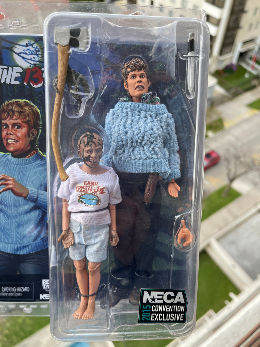 NECA Retro Cloth Pamela Voorhees & Jason - SDCC 2015 Exclusivo