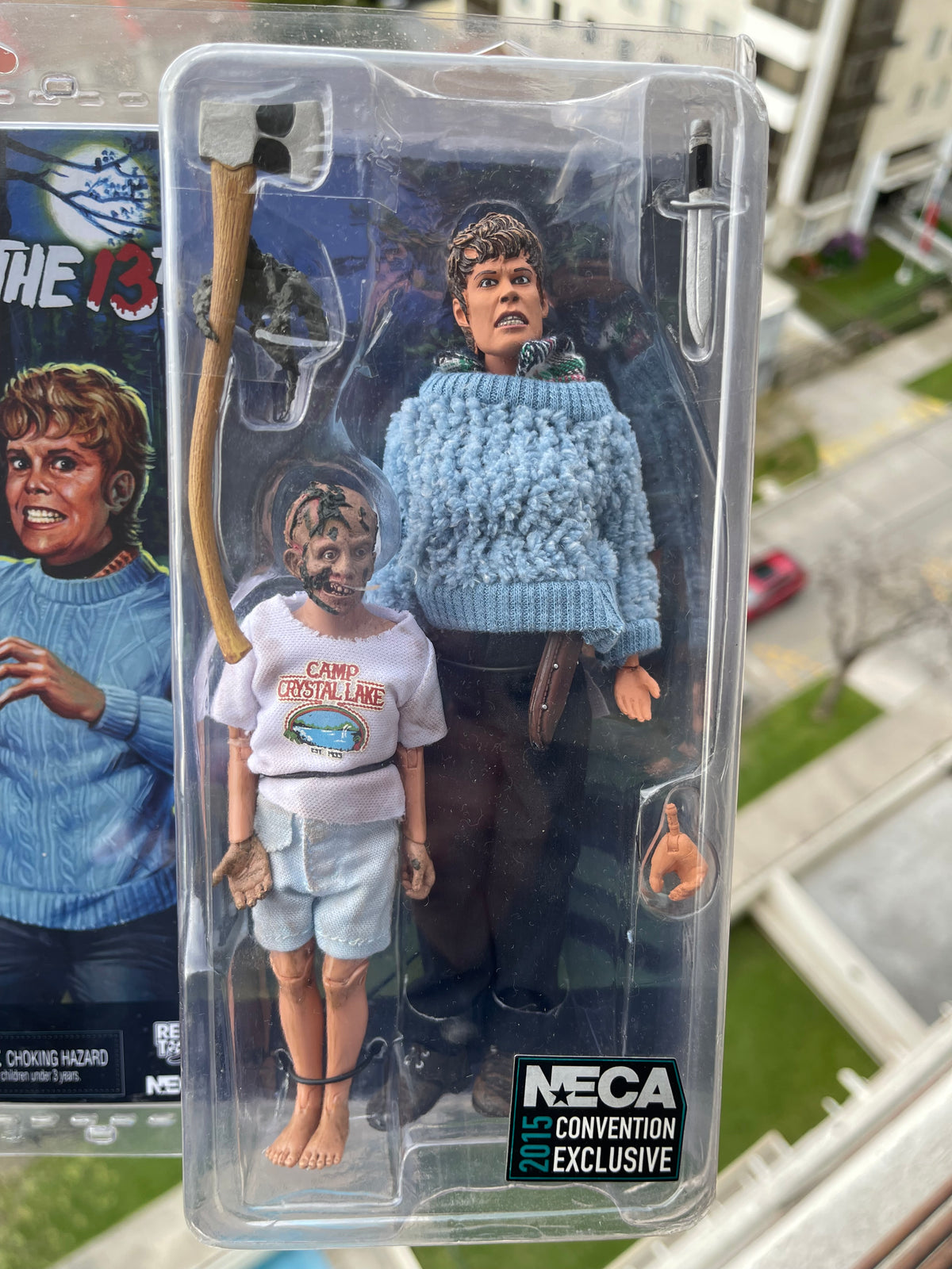 NECA Retro Cloth Pamela Voorhees & Jason - SDCC 2015 Exclusivo