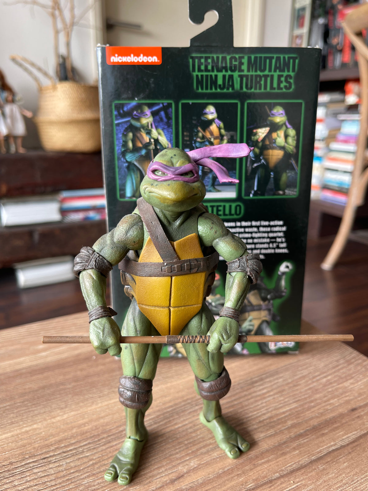 Tortugas Ninja 🥷 Adolescentes Mutantes (película 1990) NECA DONATTELO DONNIE