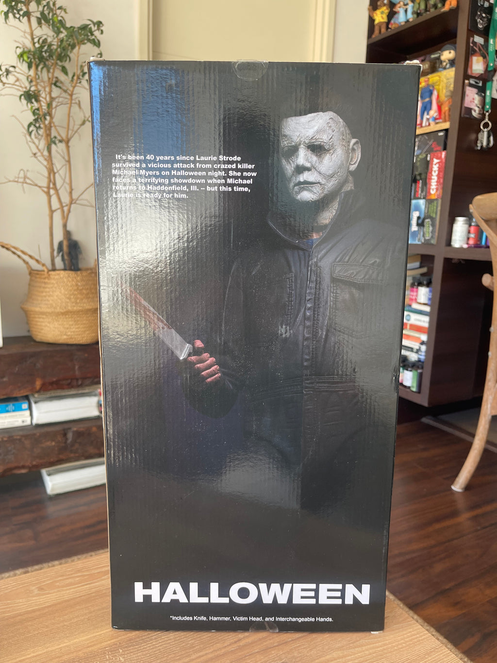 Michael Myers Neca Escala 1/4 (Halloween 2018) 18’ pulgadas de puro terror (más de 22 puntos de articulación)