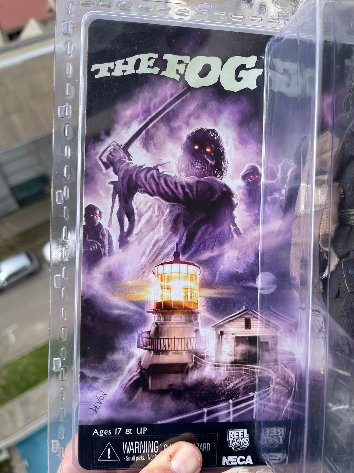 🌫️👻 THE FOG – NECA RETRO CLOTH 👻 ojos led incluye pilas 🔋