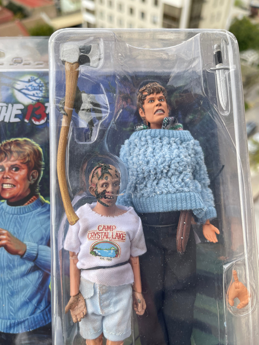 NECA Retro Cloth Pamela Voorhees & Jason - SDCC 2015 Exclusivo