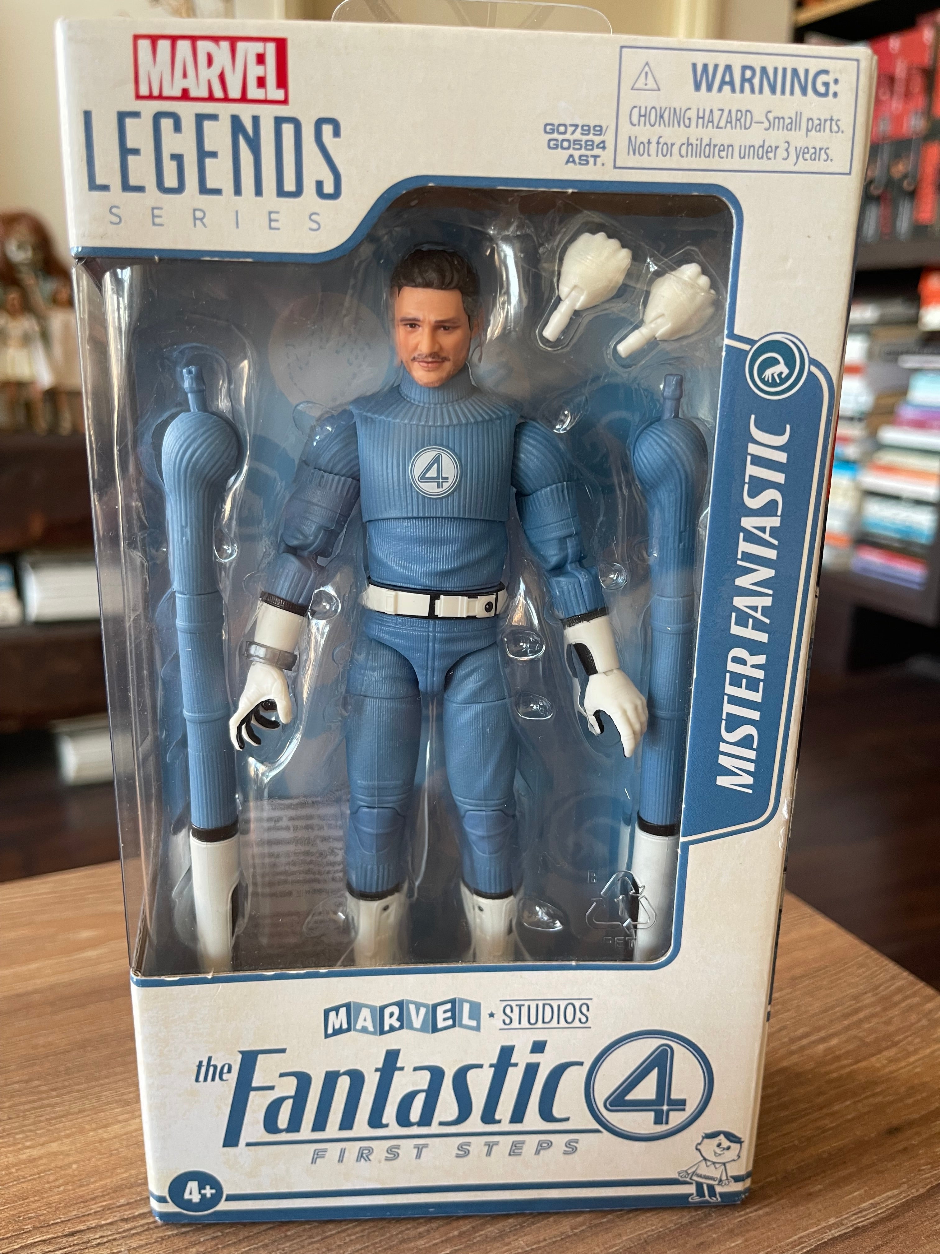 Marvel Legends Series Mister Fantastic, The Fantastic Four: First Steps Movie, Reed Richards - Figura de acción coleccionable de 6 pulgadas