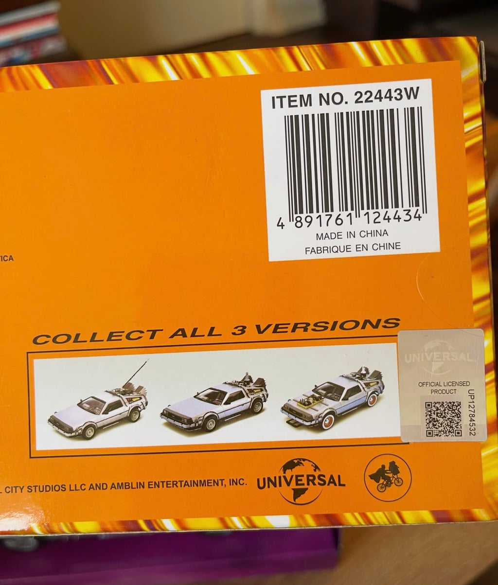 DeLorean Back  to the future I ESCALA 1:24 DIE CAST Welly