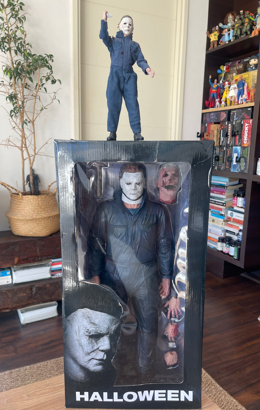 Michael Myers Neca Escala 1/4 (Halloween 2018) 18’ pulgadas de puro terror (más de 22 puntos de articulación)