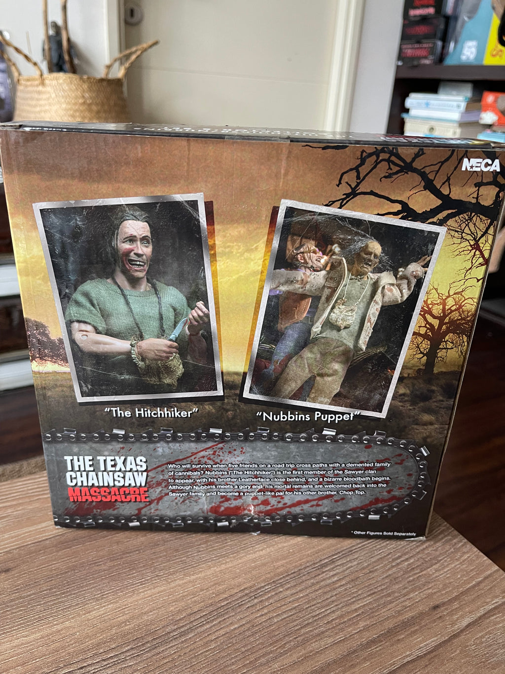 🔪🩸 NECA RETRO CLOTH – THE HITCHHIKER / NUBBINS SAWYER COLLECTOR’S SET 🩸🔪