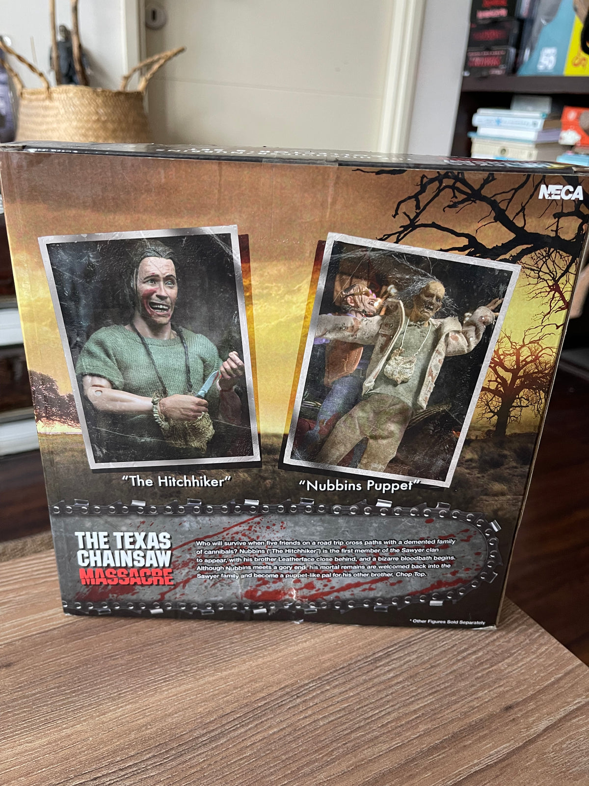 🔪🩸 NECA RETRO CLOTH – THE HITCHHIKER / NUBBINS SAWYER COLLECTOR’S SET 🩸🔪