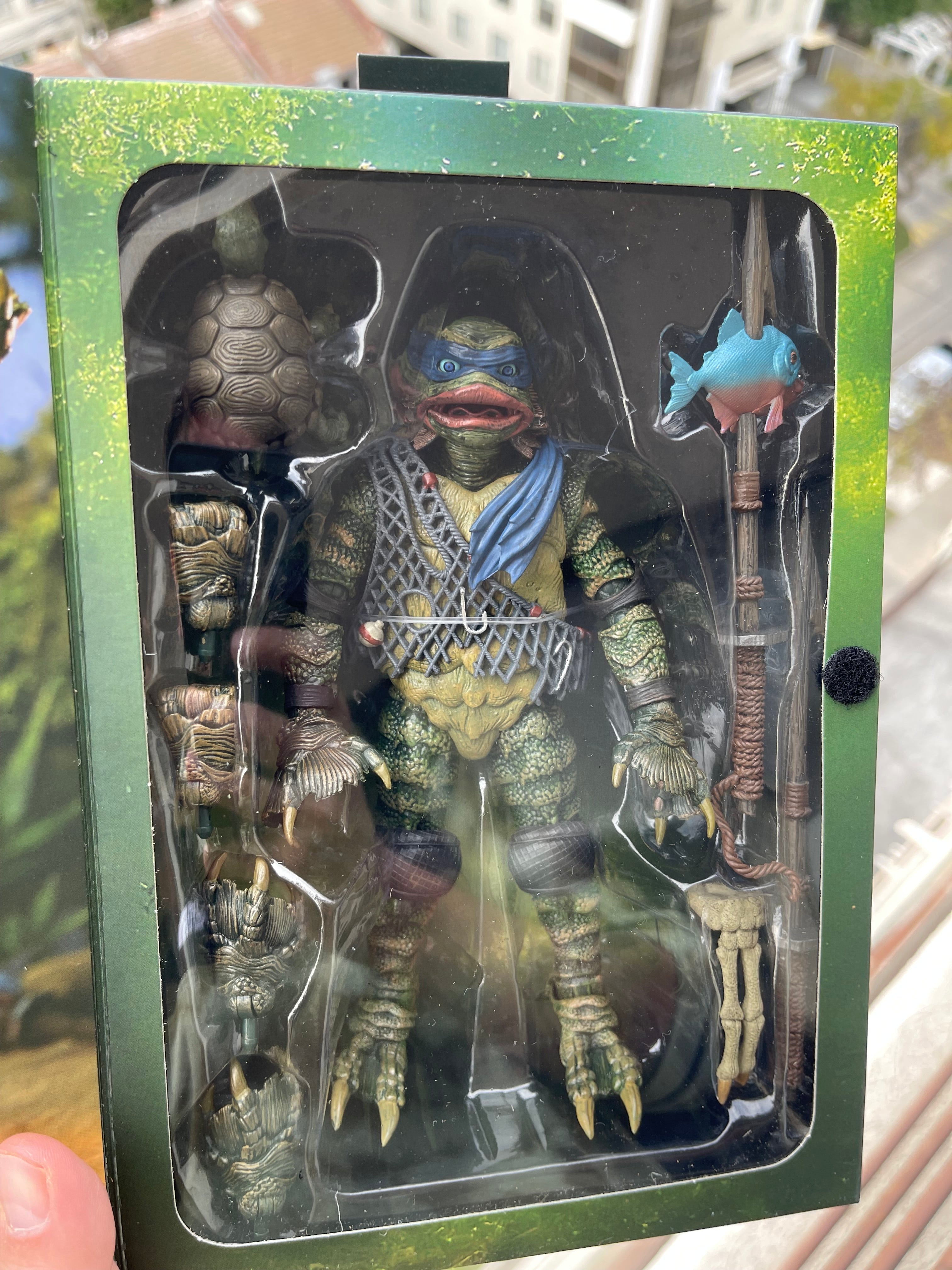 TMNT x Universal Monster Leonardo as Creature from the BLack Lagoon Neca Ultimate