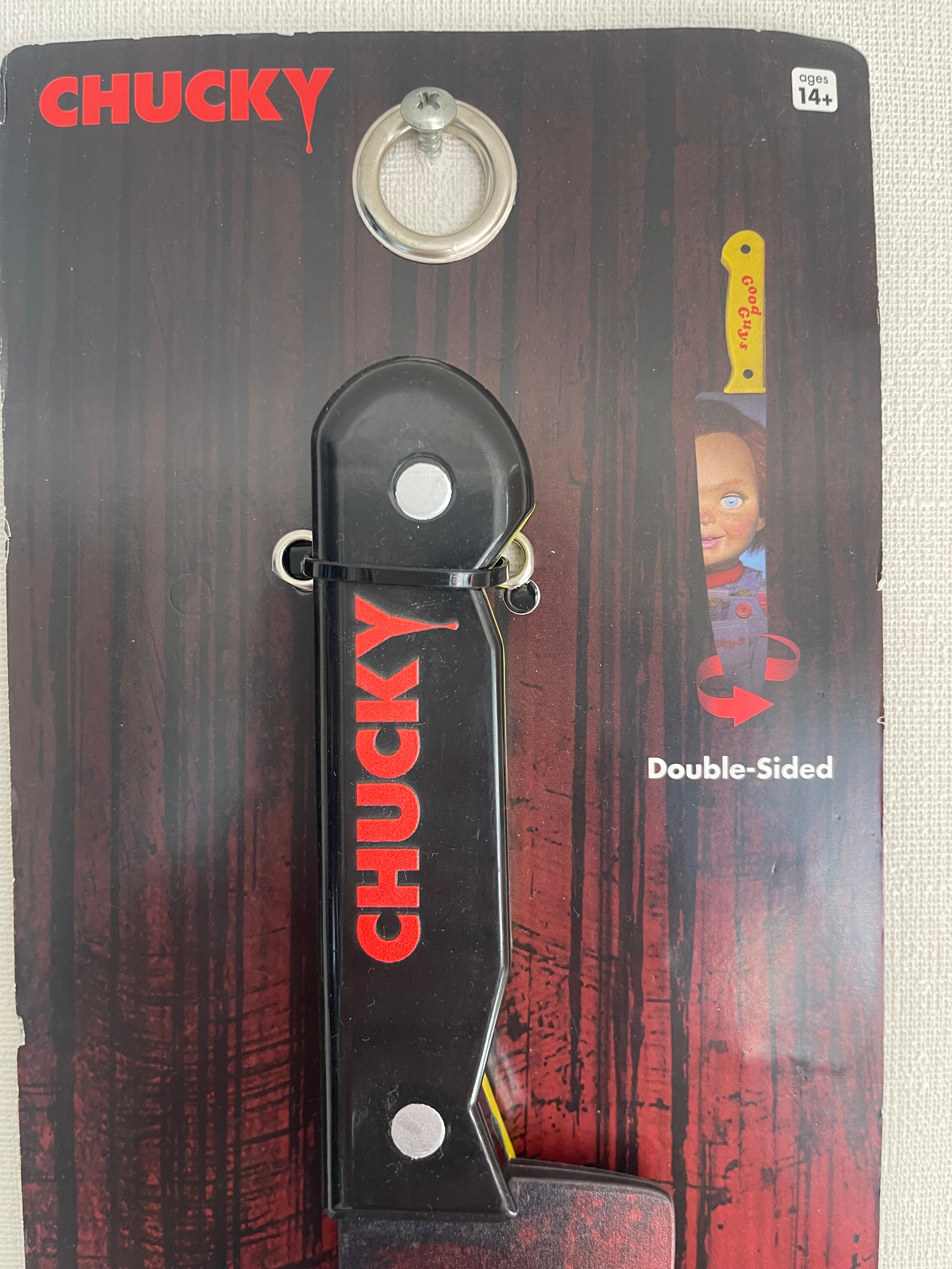 CUCHILLO 🔪 CHUCKY SPIRIT HALLOWEEN CON GRAFICA DE CHUCKY 🤩🤩🤩🤩