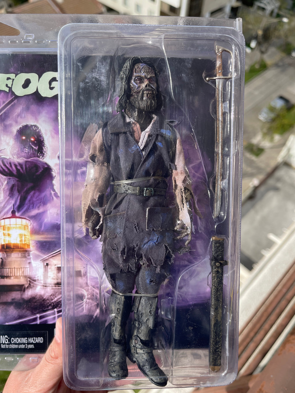 🌫️👻 THE FOG – NECA RETRO CLOTH 👻 ojos led incluye pilas 🔋