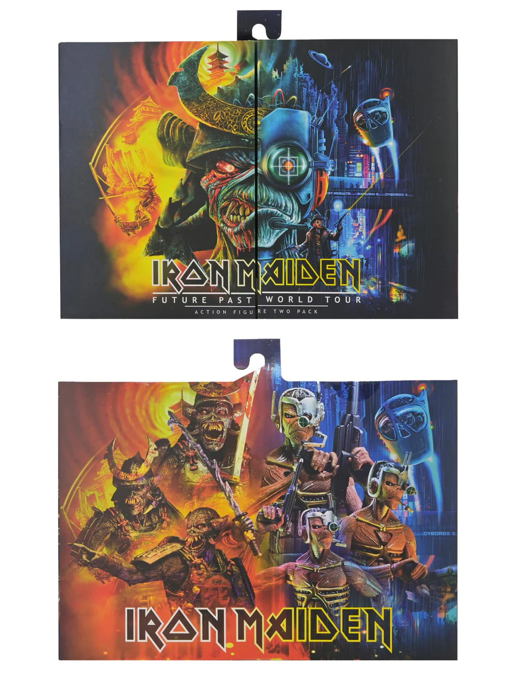 🤘 Set NECA Iron Maiden Future Past (Eddie doble pack)