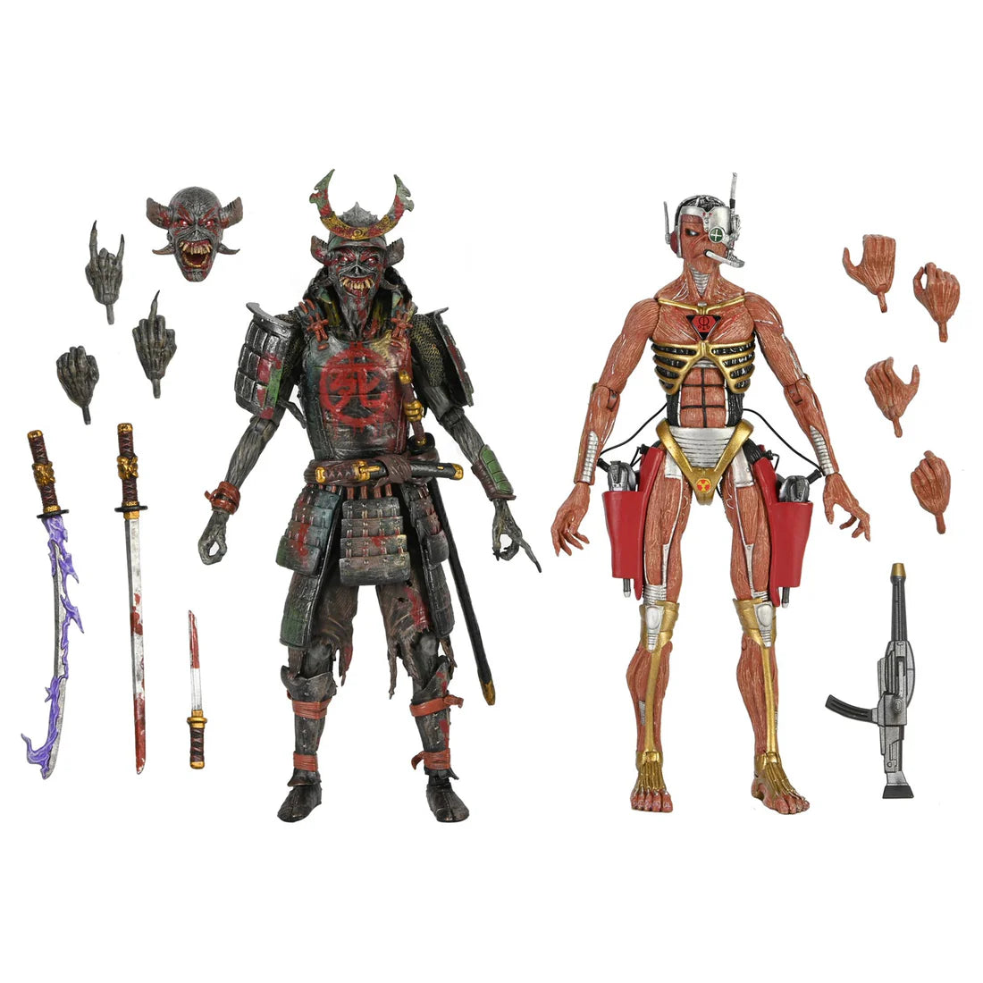 🤘 Set NECA Iron Maiden Future Past (Eddie doble pack)