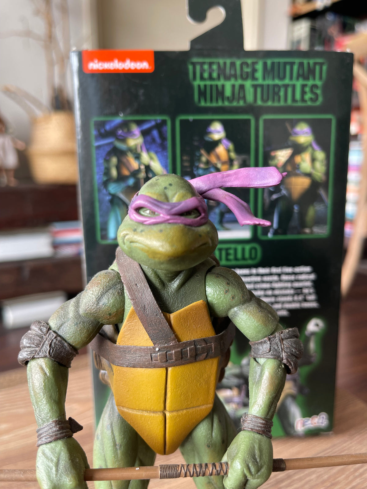 Tortugas Ninja 🥷 Adolescentes Mutantes (película 1990) NECA DONATTELO DONNIE