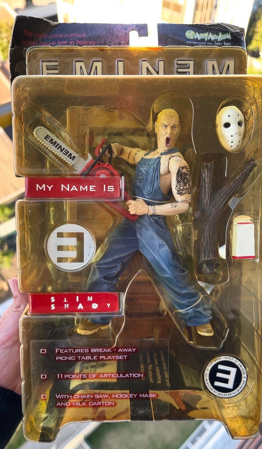 EMINEM AKA SLIM SHADY (ART ASYLUM) SIGNED SAMPLE 💥💥💥💥
