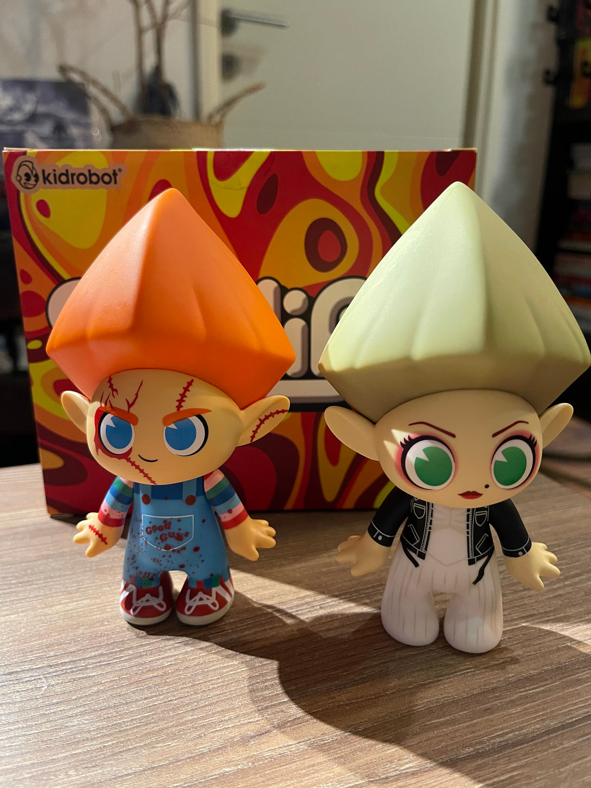 Set de 2 figuras Chucky y Tiffany Good Luck Trolls