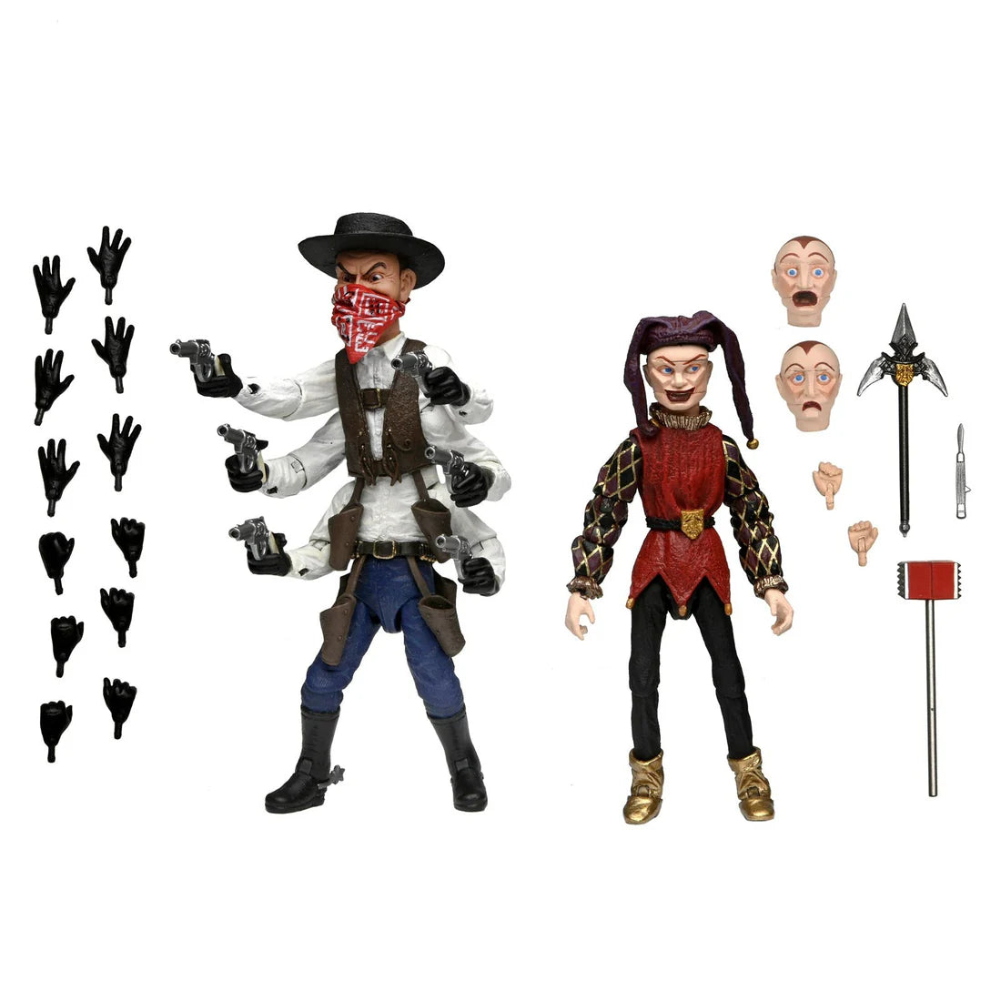 PUPPET MASTER - ULTIMATE SIX-SHOOTER & JESTER 2 PACK 7" ACTION FIGURES