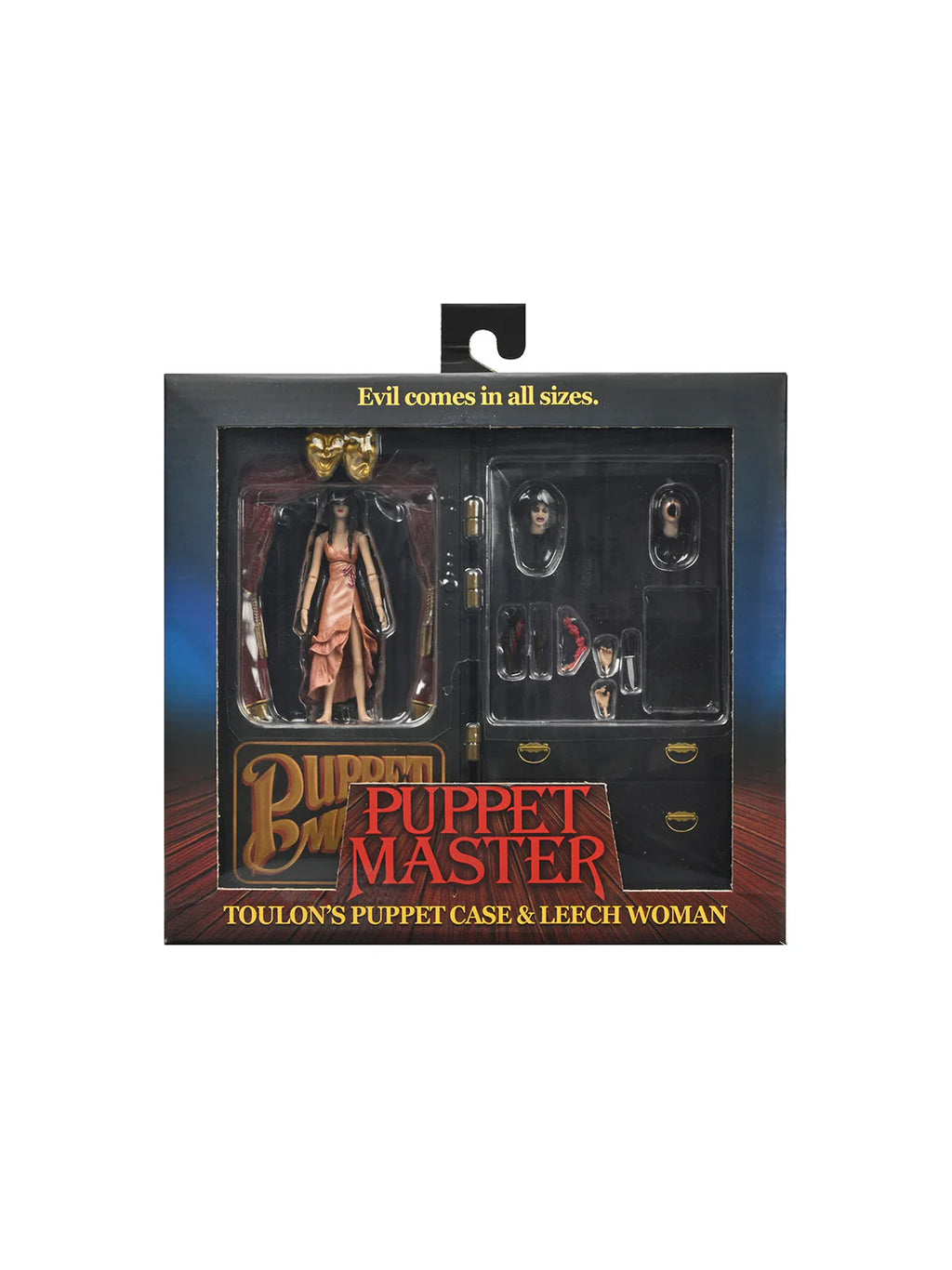 PUPPET MASTER LEECH WOMAN AND TOULON'S PUPPET CASE 7" ACTION FIGURE - 2 PACK