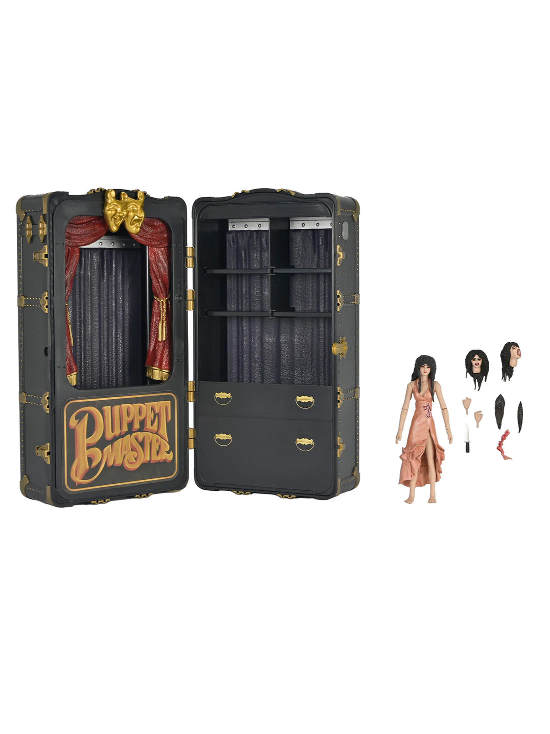 PUPPET MASTER LEECH WOMAN AND TOULON'S PUPPET CASE 7" ACTION FIGURE - 2 PACK