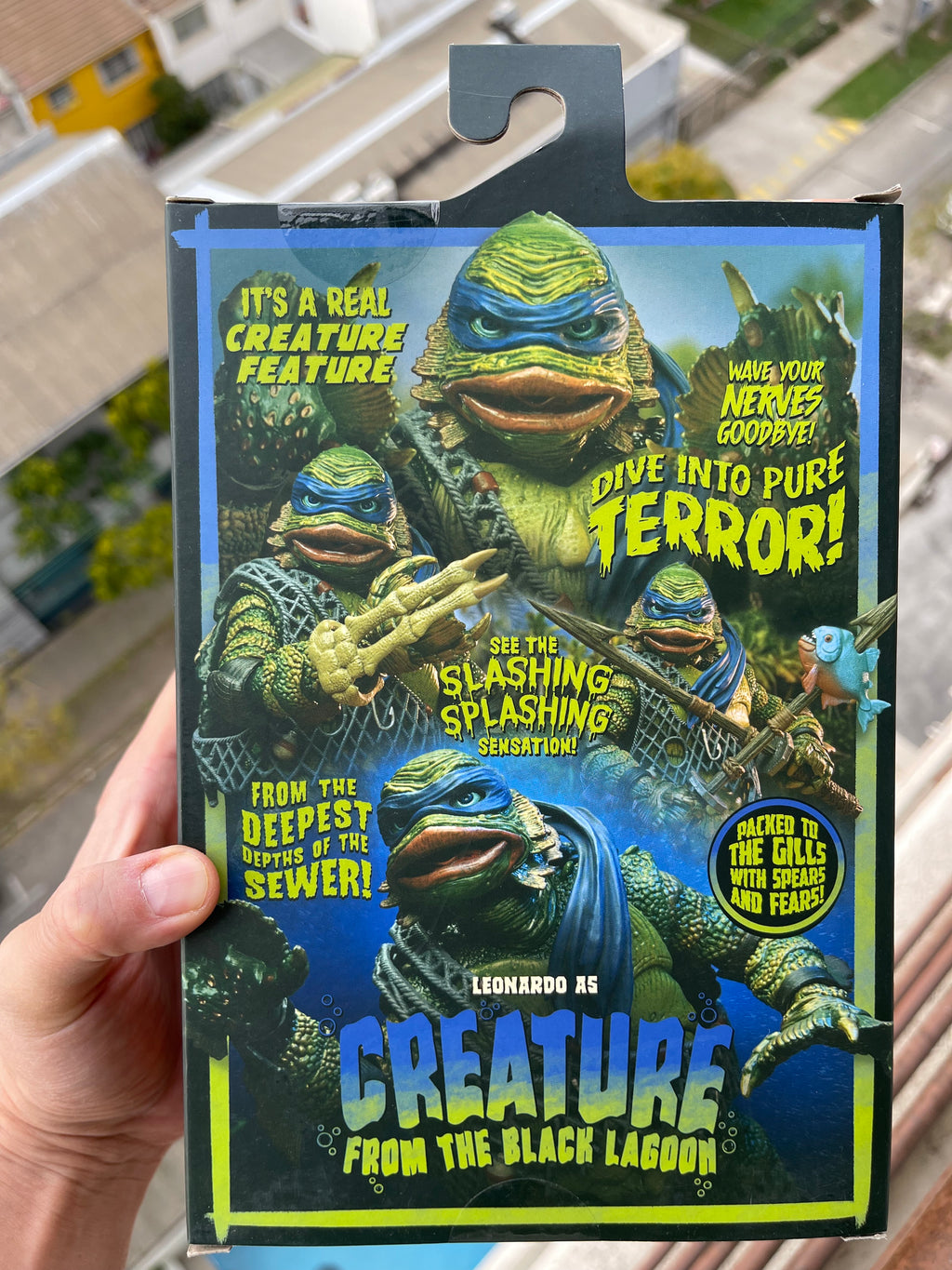 TMNT x Universal Monster Leonardo as Creature from the BLack Lagoon Neca Ultimate