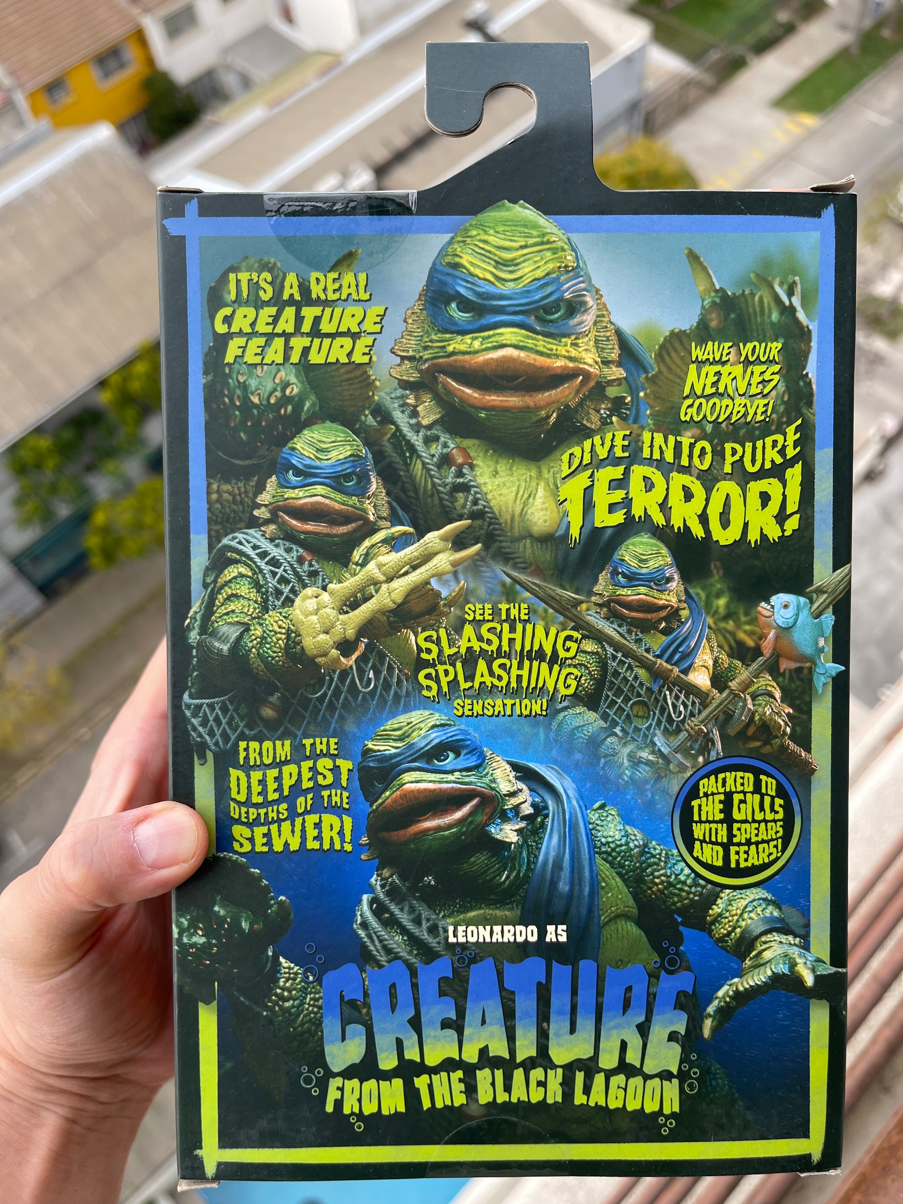 TMNT x Universal Monster Leonardo as Creature from the BLack Lagoon Neca Ultimate