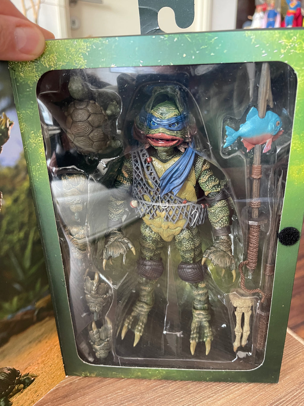 TMNT x Universal Monster Leonardo as Creature from the BLack Lagoon Neca Ultimate