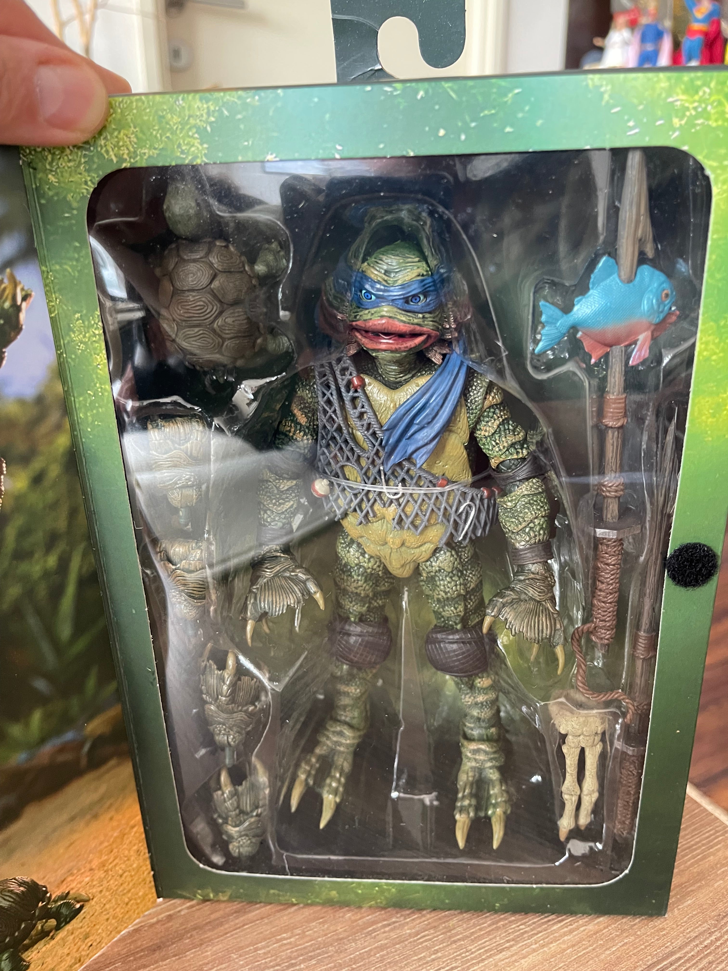 TMNT x Universal Monster Leonardo as Creature from the BLack Lagoon Neca Ultimate