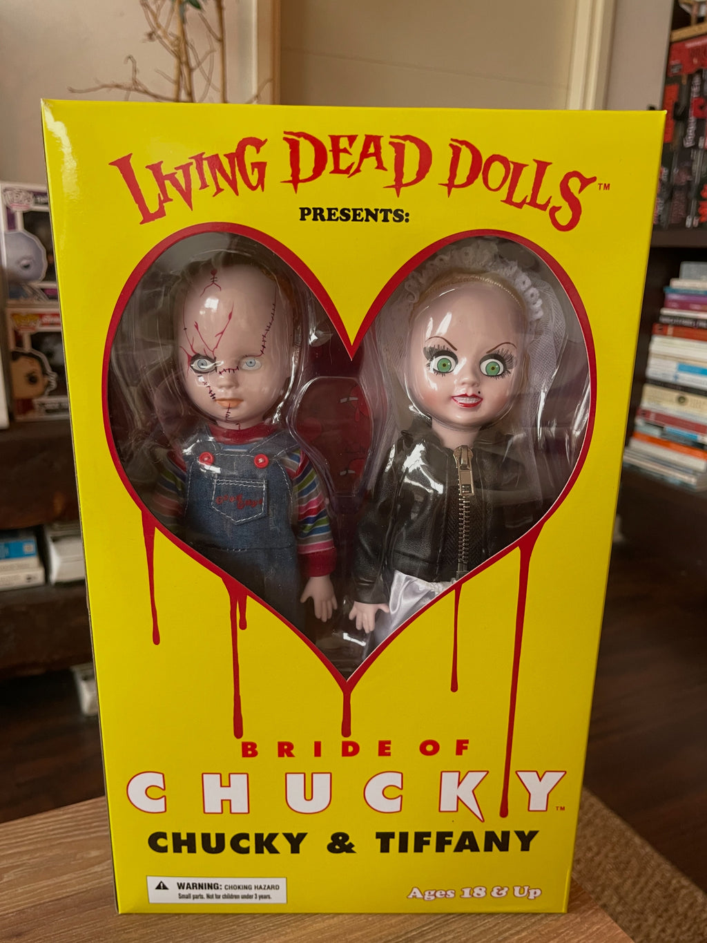 MEZCO Living Dead Dolls – Bride of Chucky: Chucky & Tiffany