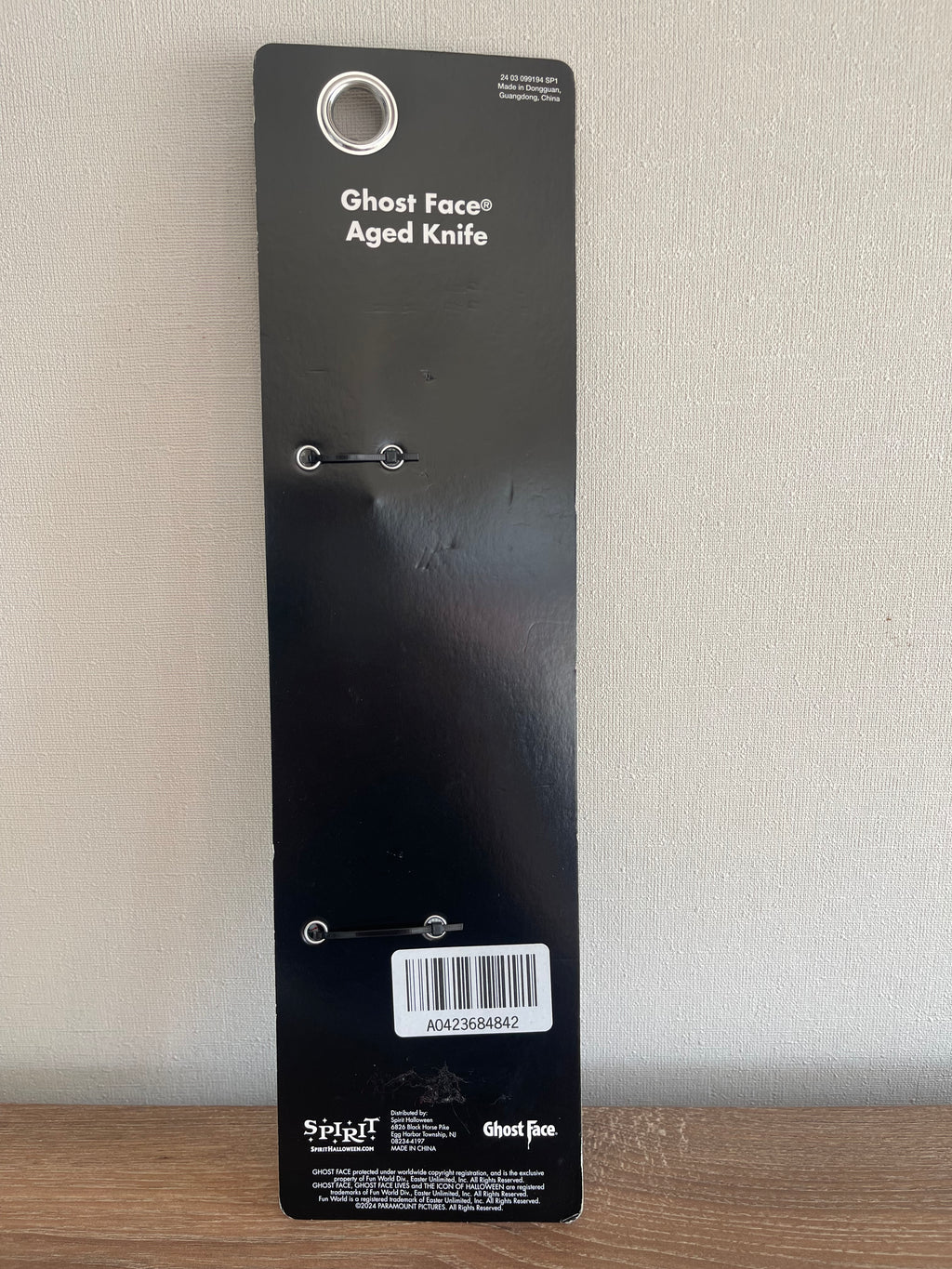 CUCHILLO 🔪 CHUCKY SPIRIT HALLOWEEN CON GRAFICA DE Ghostface PARTE VI