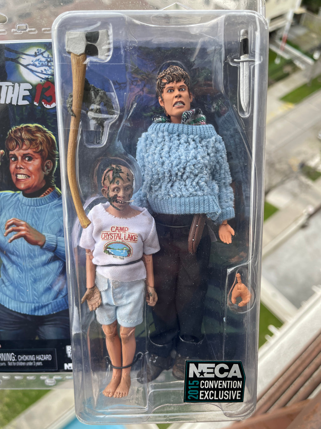 NECA Retro Cloth Pamela Voorhees & Jason - SDCC 2015 Exclusivo