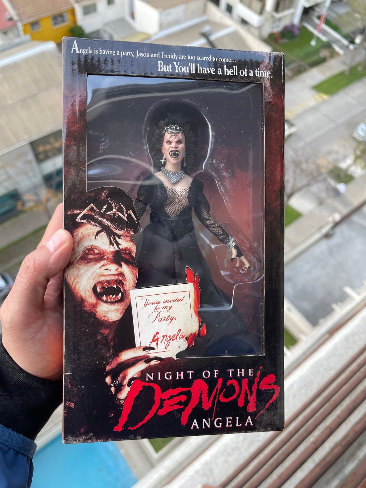 👹🔥 ANGELA – NIGHT OF THE DEMONS 🔥👹 NECA Retro Cloth – Scream Factory Exclusive