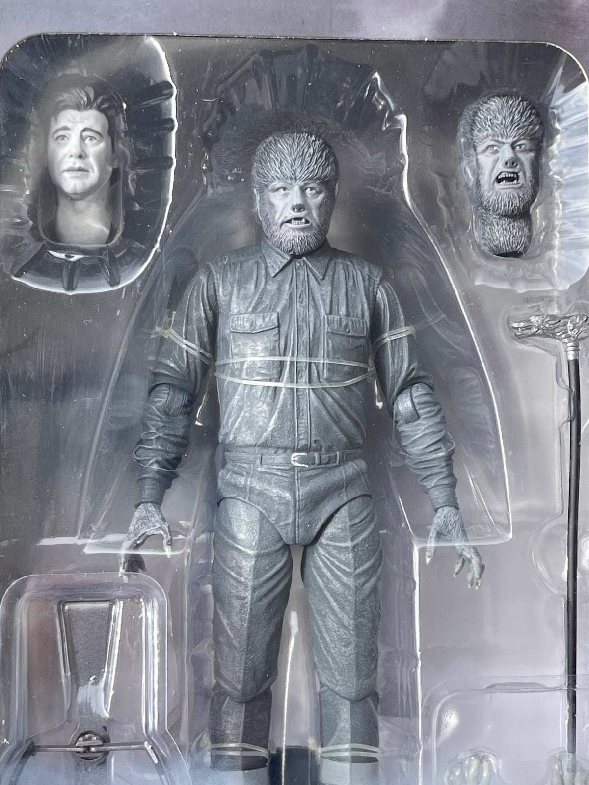 🐺🖤 NECA ULTIMATE – THE WOLF MAN (BLACK & WHITE) 🖤🐺