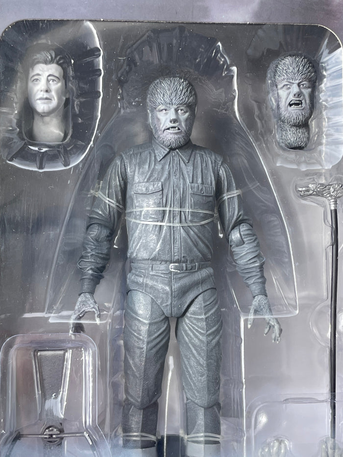 🐺🖤 NECA ULTIMATE – THE WOLF MAN (BLACK & WHITE) 🖤🐺