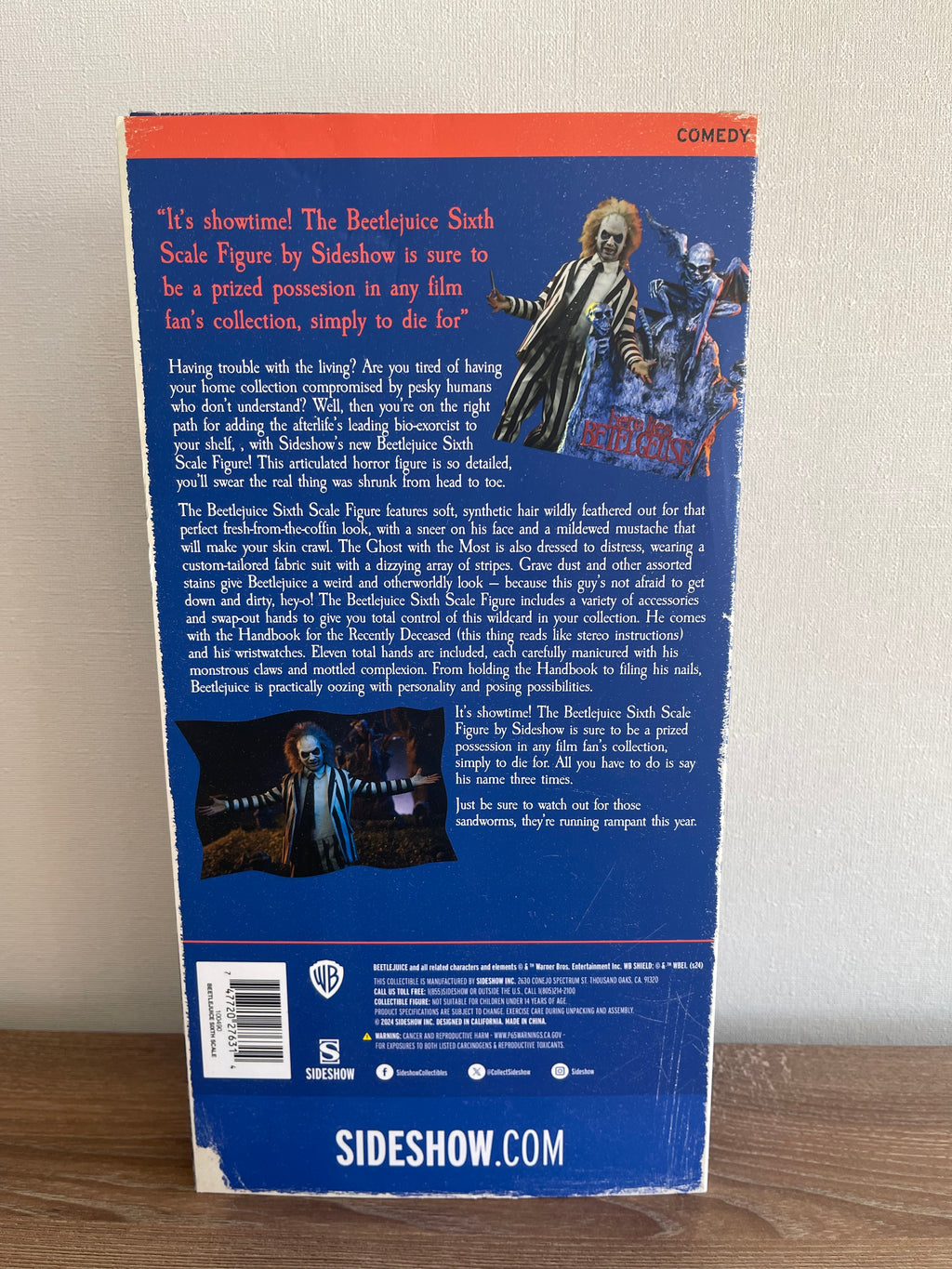 BEETLEJUICE-SIDESHOW ESCALA 1/6 versión PREMIUM
