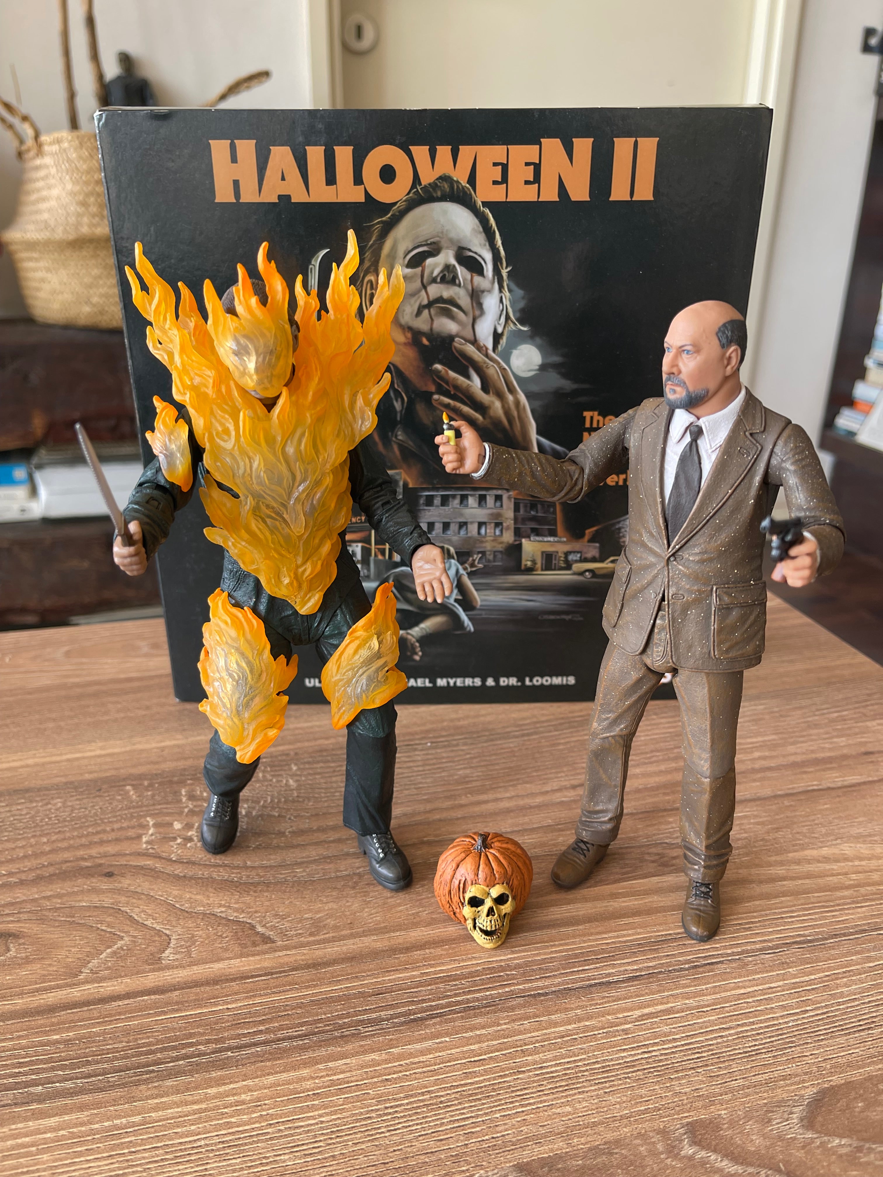 Pack Michael Myers & Dr Loomis Neca Ultimate 40th
