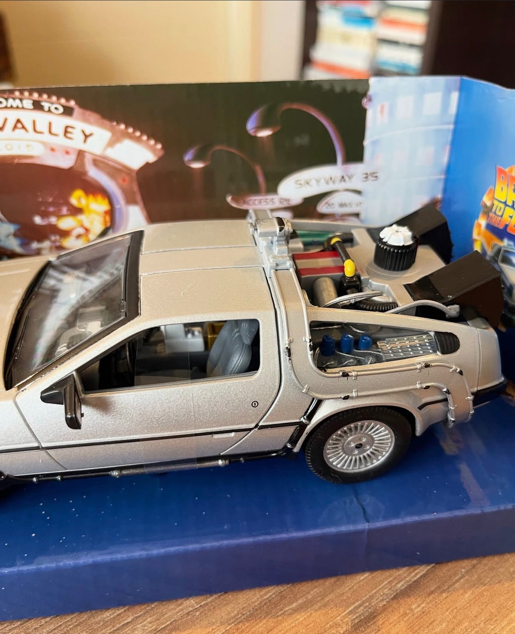 DeLorean Back  to the future II WELLY ESCALA 1:24 DIE CAST