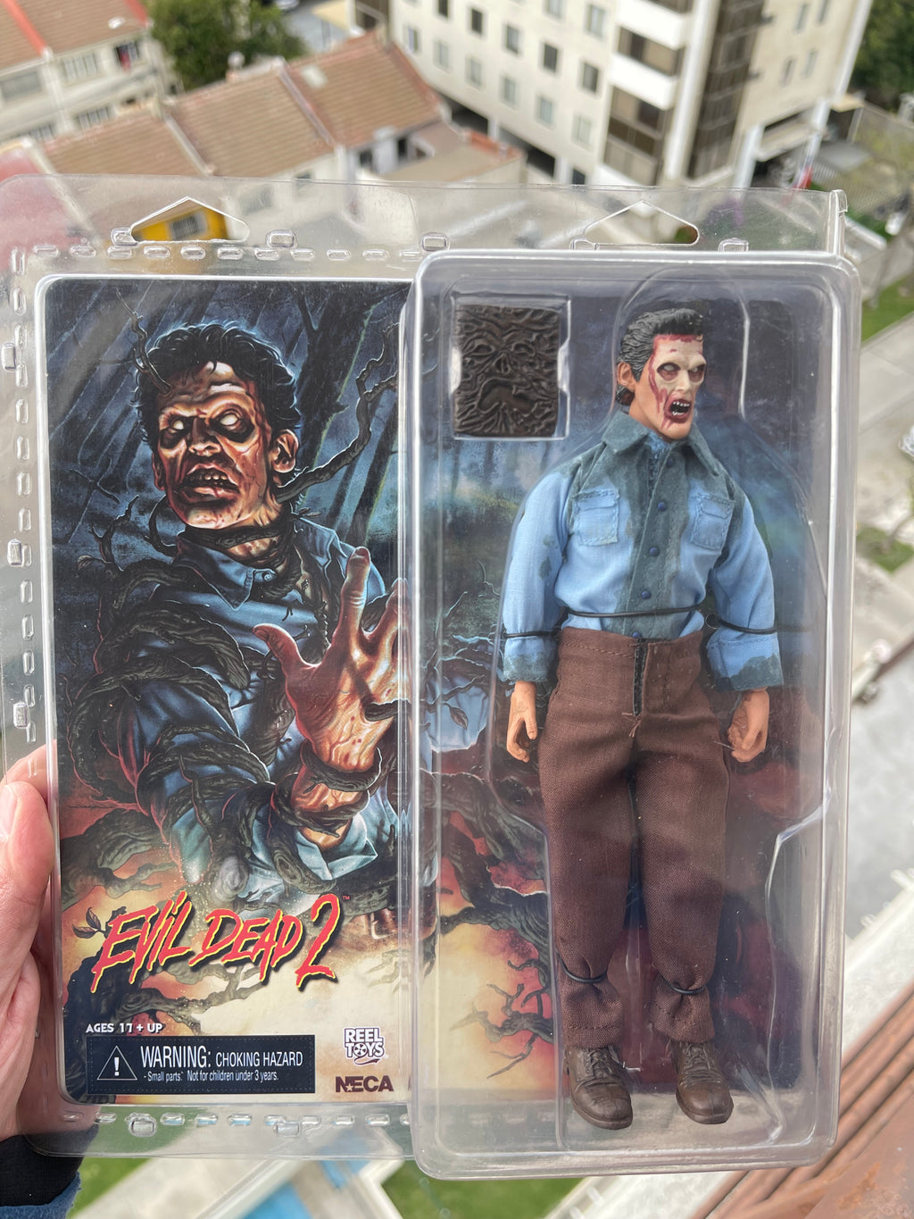🧟‍♂️🩸 DEADITE ASH – EVIL DEAD 2 – NECA RETRO CLOTH 🩸🧟‍♂️