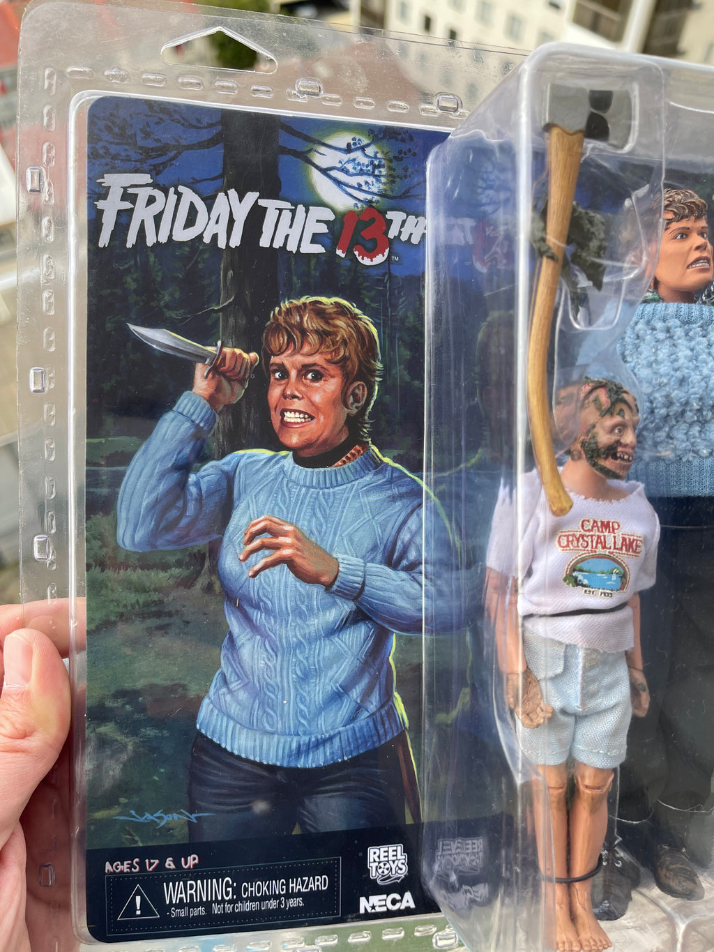 NECA Retro Cloth Pamela Voorhees & Jason - SDCC 2015 Exclusivo
