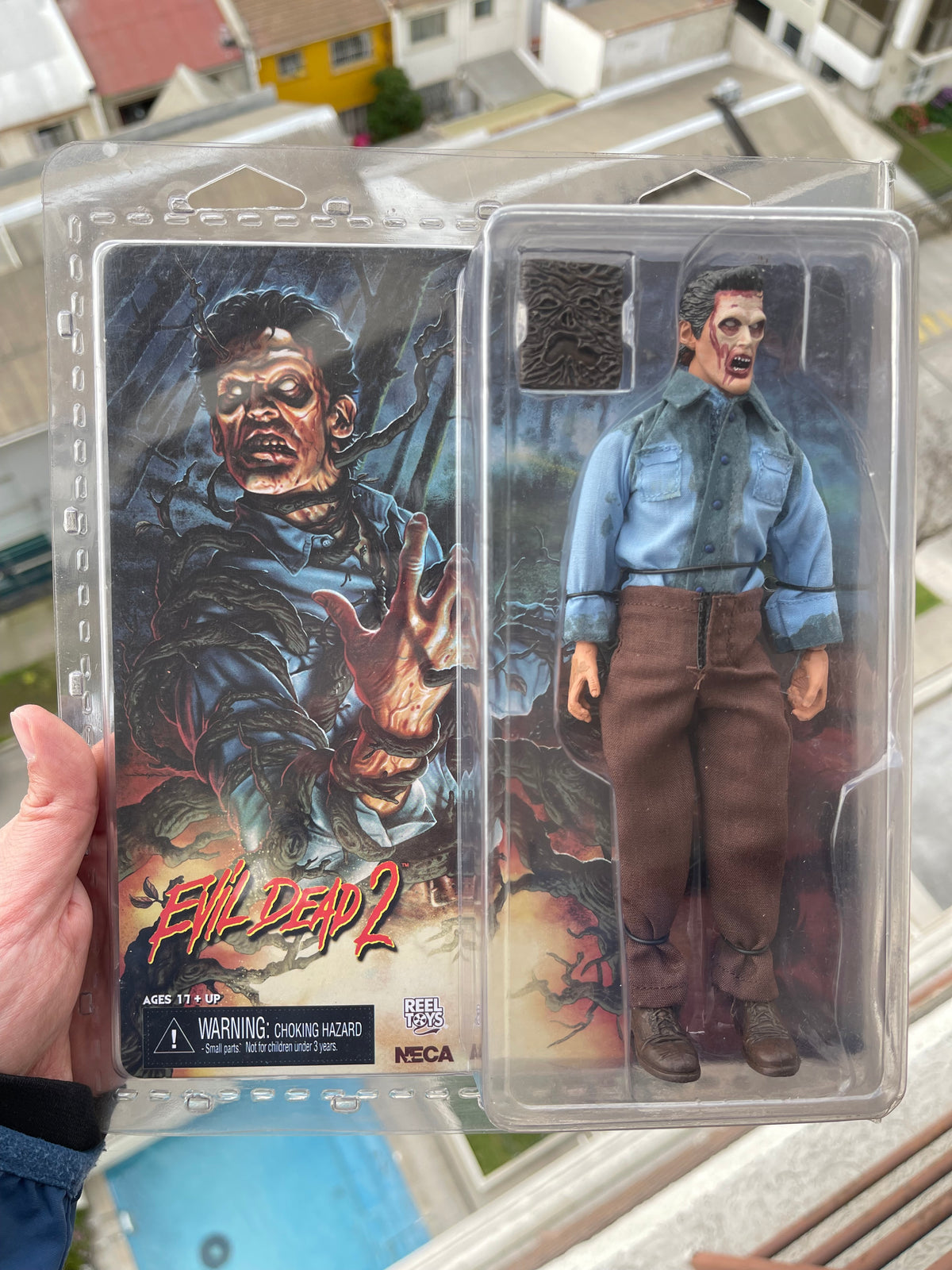 🧟‍♂️🩸 DEADITE ASH – EVIL DEAD 2 – NECA RETRO CLOTH 🩸🧟‍♂️