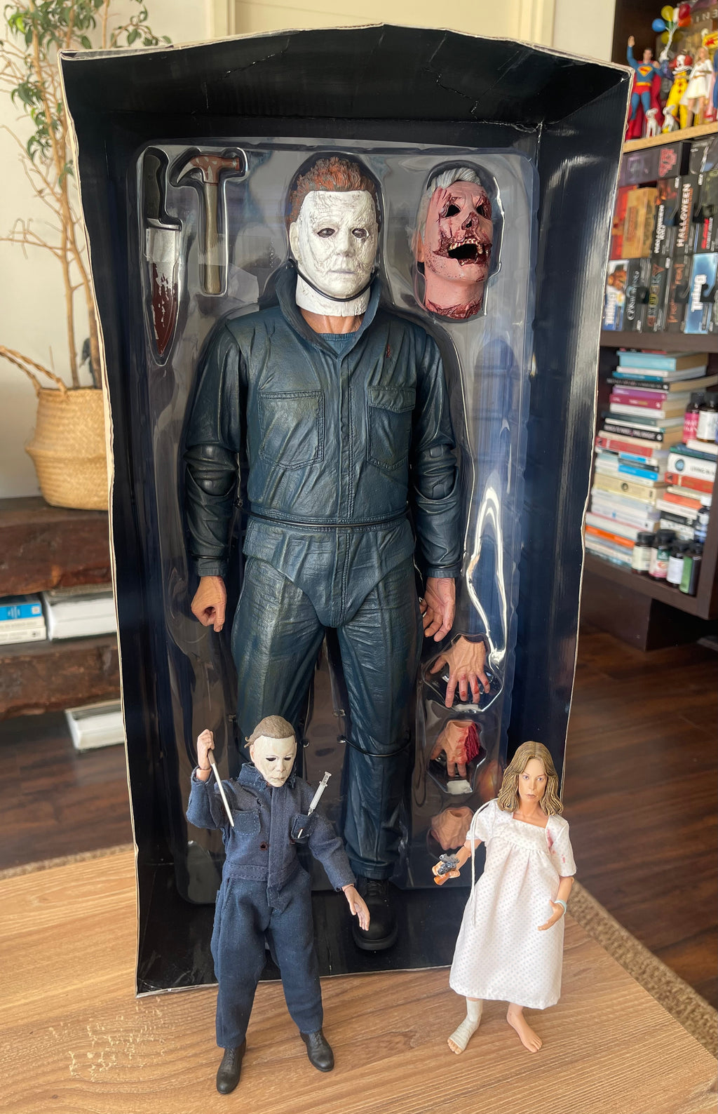 Michael Myers Neca Escala 1/4 (Halloween 2018) 18’ pulgadas de puro terror (más de 22 puntos de articulación)