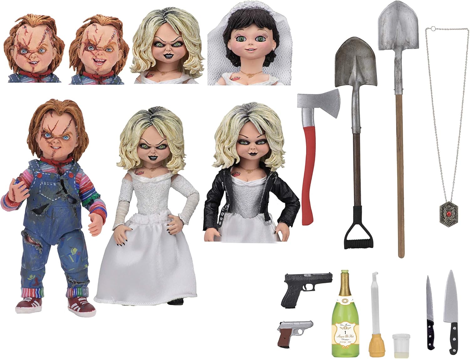 NECA ULTIMATE  Chucky & Tiffany (2018) (edicion 2018 para coleccionistas)