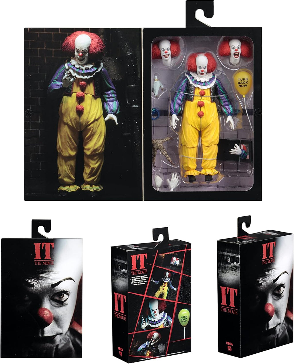 IT Pennywise 1990 Neca Ultimate (Caja Negra)