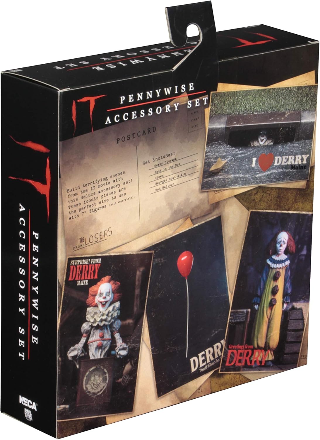 IT (2017) - Conjunto de accesorios Pennywise NECA