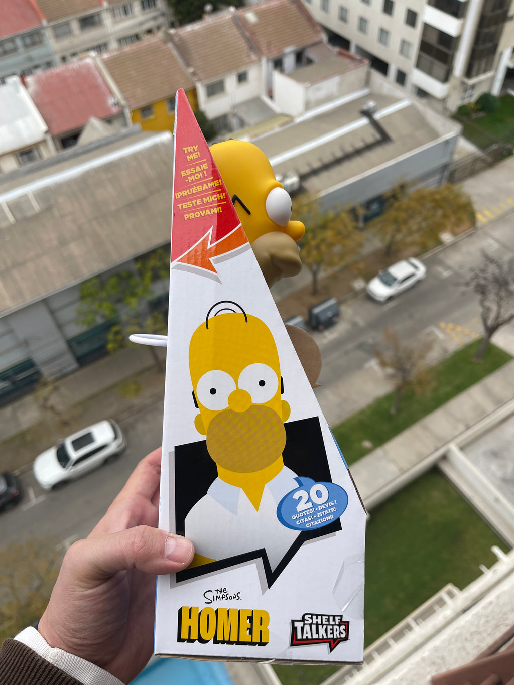 Homero Simpsons - Shelf Talkers 20 frases en inglés