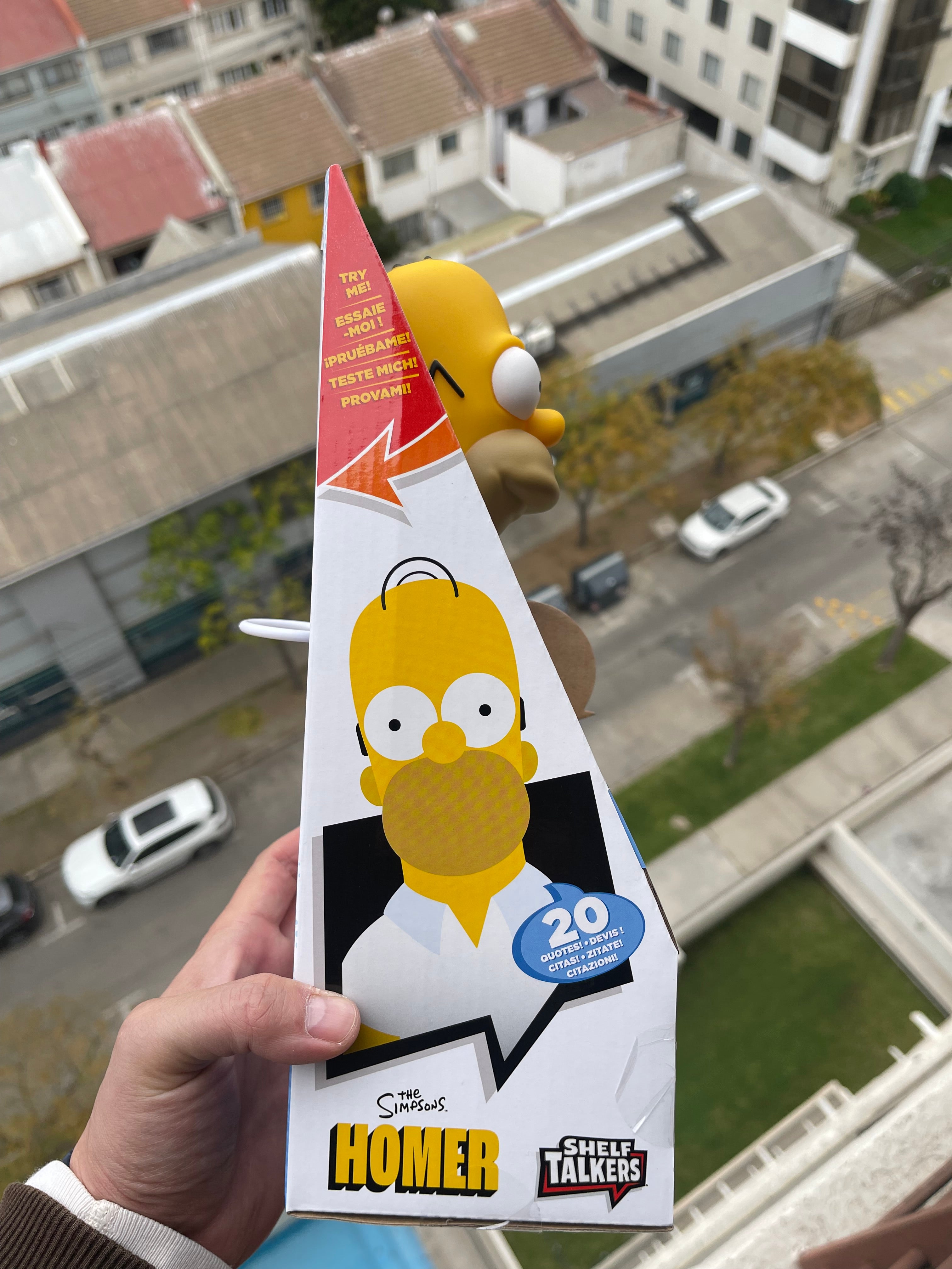 Homero Simpsons - Shelf Talkers 20 frases en inglés